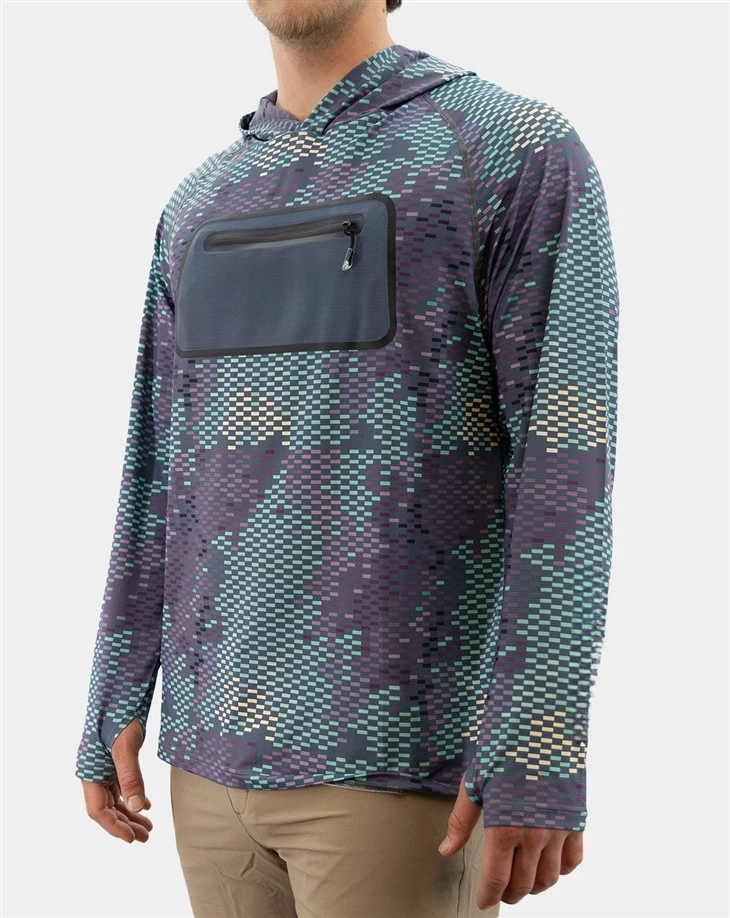 Custom Quick Dry Uv Protection Fishing Hoodie